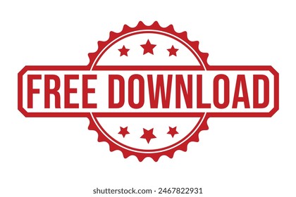 Free Download rubber stamp on white background. Free Download Stamp.