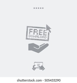 Free download service - Minimal icon