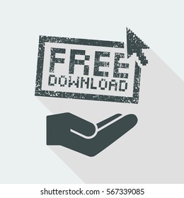 Free download service - Minimal icon