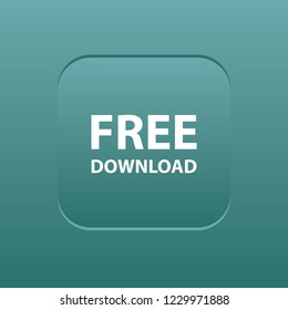 Free download vector button, web design element