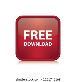 Free download vector button, web design element