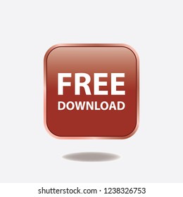 Free download vector button, web design element