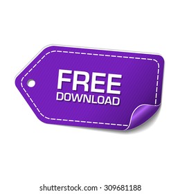 Free Download Violet Vector Icon Design