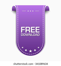 Free Download Violet Vector Icon Design