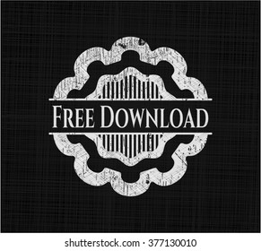 Free Download written on a chalkboard
