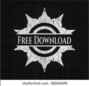 Free Download written on a chalkboard