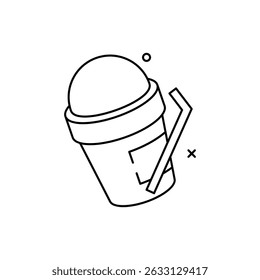 Free Drink Icon vector stock illustration