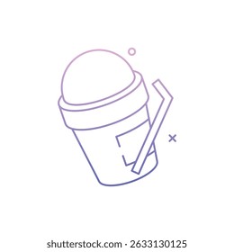 Free Drink Icon vector stock illustration
