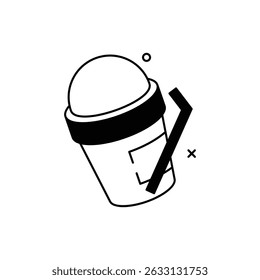 Free Drink Icon vector stock illustration
