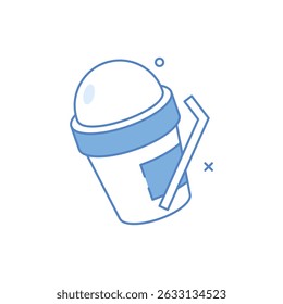 Free Drink Icon vector stock illustration
