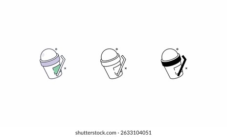 Free Drink icons vector set color line glyph line icons stock illustration