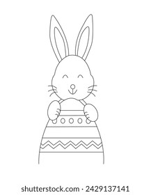 Free Easter Colouring Page For kids 