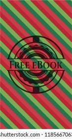 Free eBook christmas badge.