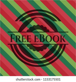 Free eBook christmas emblem.