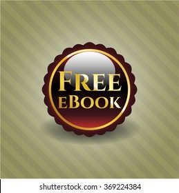 Free eBook golden badge