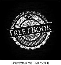 Free eBook on chalkboard