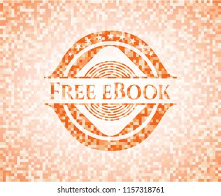 Free eBook orange mosaic emblem