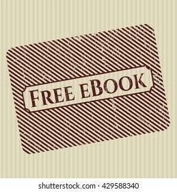 Free eBook rubber grunge texture seal