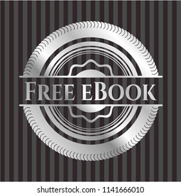 Free eBook silver badge or emblem