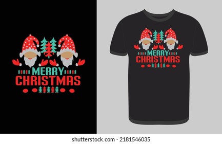 Free editable Christmas t-shirt design, print  template, vector graphic element