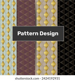 Freie elegante, geometrische, goldene Muster