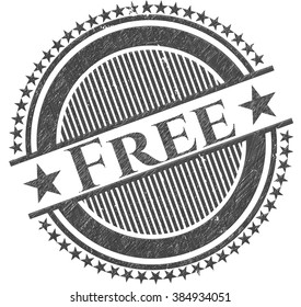 Free emblem with pencil effect