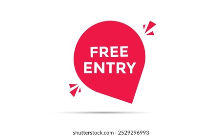 Free entry web banner templates. Vector Illustration 

