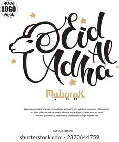 Free EPS eid al adha mubarak islamic festival social media banner  template