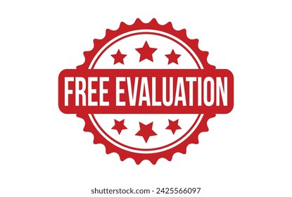 Free Evaluation rubber grunge stamp seal vector