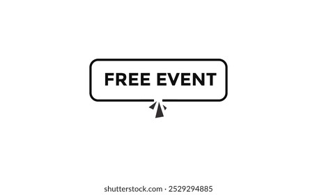 Plantillas de Anuncio de Web de eventos gratis. Ilustración vectorial
