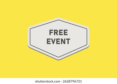 Free event web banner templates. Vector Illustration