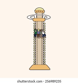 free fall theme elements
