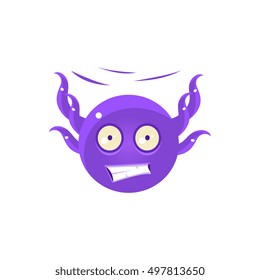 Free Falling Funny Octopus Emoji