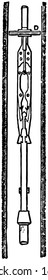 Free Falling, vintage engraved illustration.