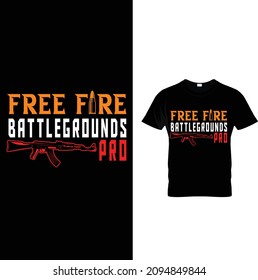 Diseño de camisetas prd de los campos de batalla libres de incendios

