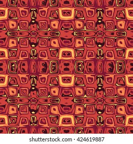 Free form abstract vector seamless pattern