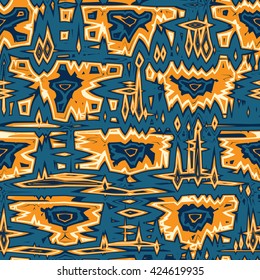 Free form abstract vector seamless pattern