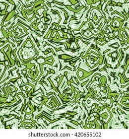 Free form chaotic structure - vector seamless pattern