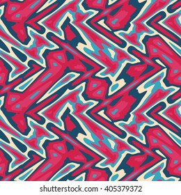 Free form ornaments - vector seamless pattern