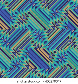 Free form ornaments - vector seamless pattern