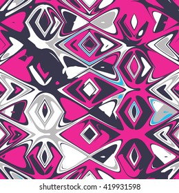 Free form ornaments - vector seamless pattern