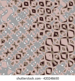 Free form ornaments - vector seamless pattern