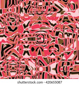 Free form ornaments - vector seamless pattern