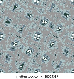 Free form tiles - vector seamless pattern