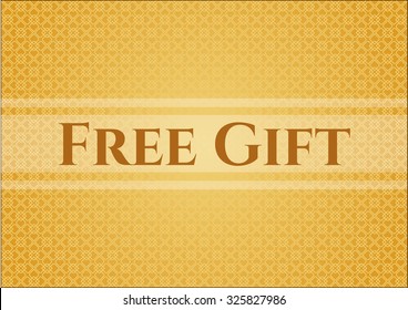 Free Gift card, poster or banner
