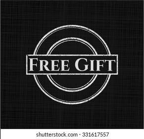 Emblema de tiza de regalo gratuito