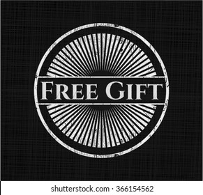 Free Gift chalk emblem