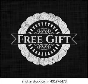 Free Gift chalk emblem
