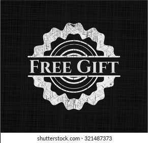 Free Gift chalkboard emblem
