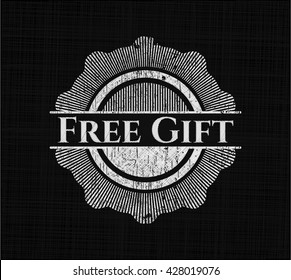 Emblema de pizarra de regalo gratis